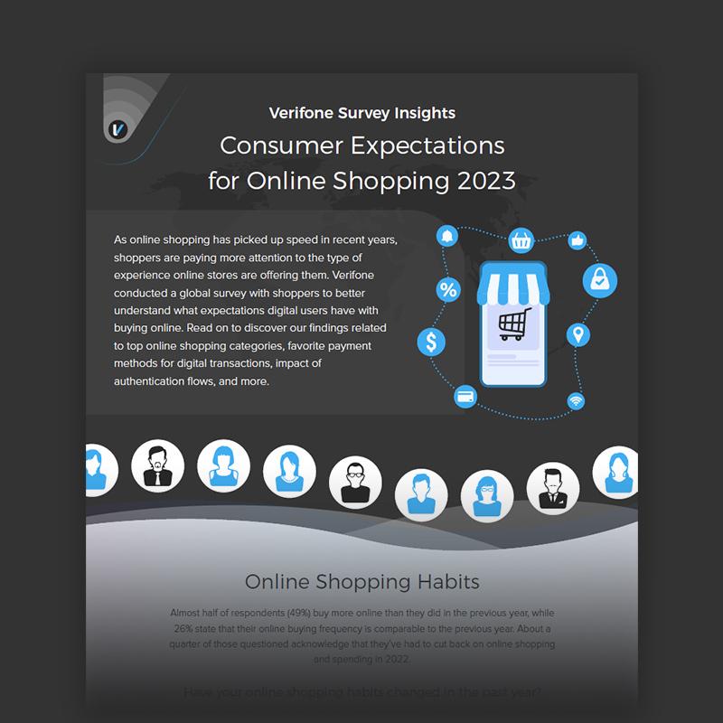 Verifone Survey Insights - Consumer Expectations for Online Shopping 2023
