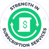 Strength in subscription services