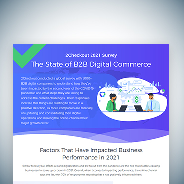 2Checkout Survey - The State of B2B Digital Commerce 2021