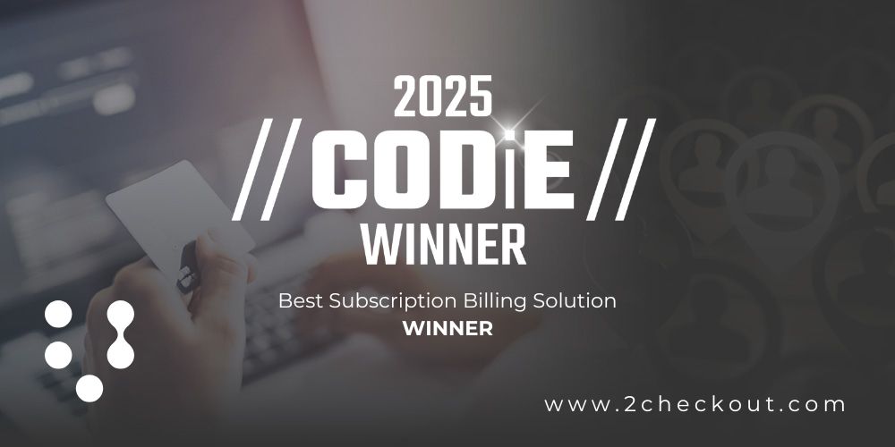 2Checkout Wins Best Subscription Management Solution in 2025 CODiE Awards
