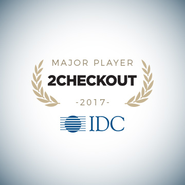 2Checkout Named a Major Player in 2017 IDC MarketScape for Subscription Management