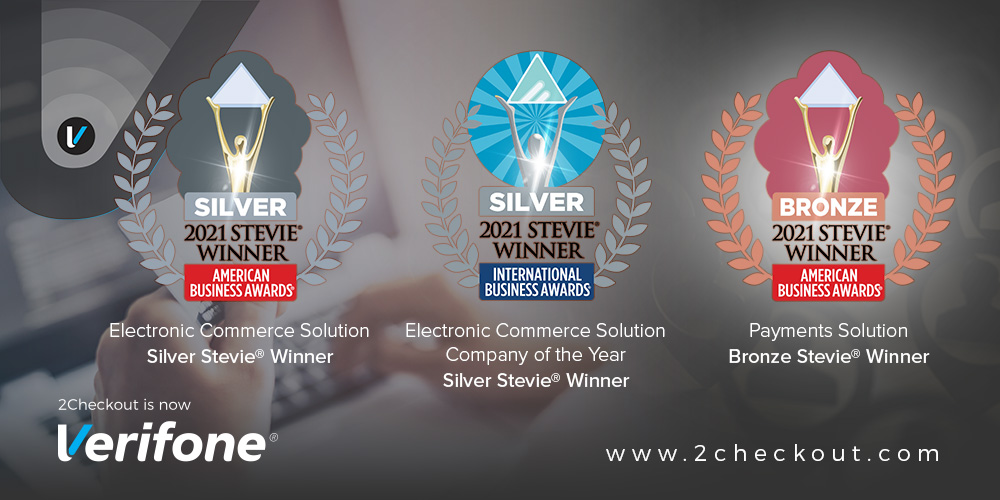 2Checkout (now Verifone) Wins Four STEVIE® Awards In 2021 